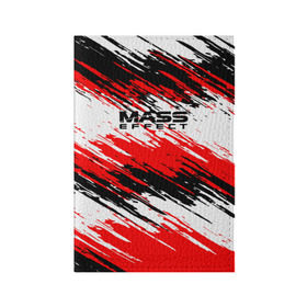 Обложка для паспорта матовая кожа с принтом Mass Effect в Петрозаводске, натуральная матовая кожа | размер 19,3 х 13,7 см; прозрачные пластиковые крепления | n7 | shepard | галактика | жнец | космос | краска | краски | масс | нормандия | планета | шепард | эффект