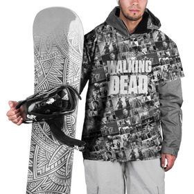 Накидка на куртку 3D с принтом The Walking Dead в Петрозаводске, 100% полиэстер |  | dead | walking | апокалипсис | бита | гленн | дерил | зомби | карл | люсиль | мертвецы | мишонн | ниган | рик | сериал | ходячие
