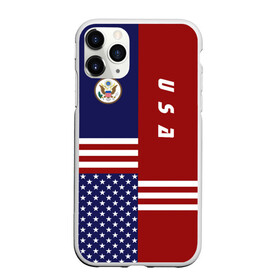 Чехол для iPhone 11 Pro Max матовый с принтом USA (США) в Петрозаводске, Силикон |  | Тематика изображения на принте: us | usa | америка | американец | американка | американцы | америки | герб | доллар | знак | надпись | патриот | полосы | символ | соединенные | страна | сша | флаг | флага | цвета | штаты