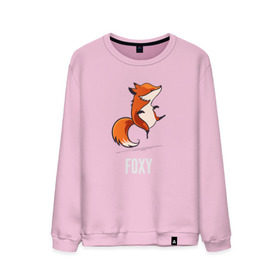 Мужской свитшот хлопок с принтом Лиса в Петрозаводске, 100% хлопок |  | Тематика изображения на принте: fox | foxy | лис | лиса | лисица | лисичка | лисы | с лисой | танцующая | фокс