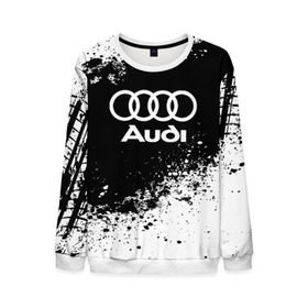 Мужской свитшот 3D с принтом Audi abstract sport в Петрозаводске, 100% полиэстер с мягким внутренним слоем | круглый вырез горловины, мягкая резинка на манжетах и поясе, свободная посадка по фигуре | ауди | кольца | лого | машина