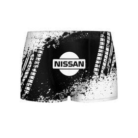 Мужские трусы 3D с принтом Nissan abstract sport в Петрозаводске, 50% хлопок, 50% полиэстер | классическая посадка, на поясе мягкая тканевая резинка | Тематика изображения на принте: motor | nissan | авто | лого | машина | ниссан | тачка