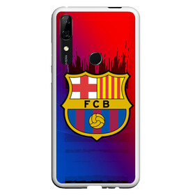 Чехол для Honor P Smart Z с принтом FC Barcelona color sport в Петрозаводске, Силикон | Область печати: задняя сторона чехла, без боковых панелей | football | soccer | барселона