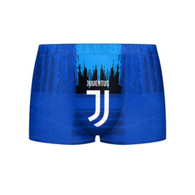 Мужские трусы 3D с принтом FC Juventus color abstract в Петрозаводске, 50% хлопок, 50% полиэстер | классическая посадка, на поясе мягкая тканевая резинка | Тематика изображения на принте: 