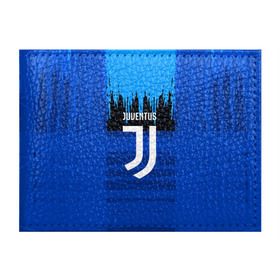 Обложка для студенческого билета с принтом FC Juventus color abstract в Петрозаводске, натуральная кожа | Размер: 11*8 см; Печать на всей внешней стороне | 