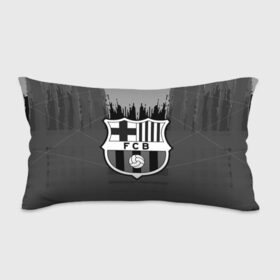 Подушка 3D антистресс с принтом FC Barcelona abstract color в Петрозаводске, наволочка — 100% полиэстер, наполнитель — вспененный полистирол | состоит из подушки и наволочки на молнии | 
