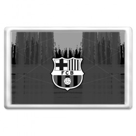Магнит 45*70 с принтом FC Barcelona abstract color в Петрозаводске, Пластик | Размер: 78*52 мм; Размер печати: 70*45 | 