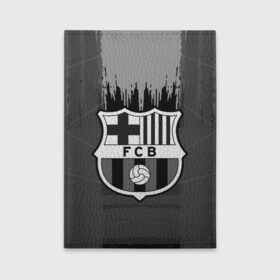 Обложка для автодокументов с принтом FC Barcelona abstract color в Петрозаводске, натуральная кожа |  размер 19,9*13 см; внутри 4 больших “конверта” для документов и один маленький отдел — туда идеально встанут права | 