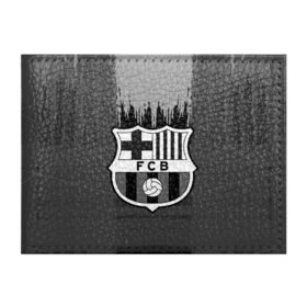 Обложка для студенческого билета с принтом FC Barcelona abstract color в Петрозаводске, натуральная кожа | Размер: 11*8 см; Печать на всей внешней стороне | 