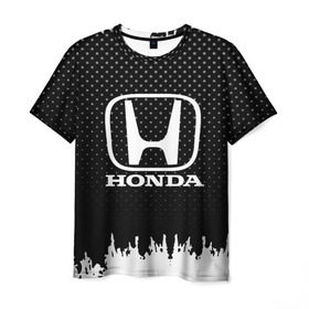 Мужская футболка 3D с принтом Honda в Петрозаводске, 100% полиэфир | прямой крой, круглый вырез горловины, длина до линии бедер | auto | automobile | car | honda | machine | motor | motor car | sport car | автомашина | бренд | легковой автомобиль | марка | спортивный автомобиль | тачка