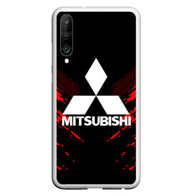 Чехол для Honor P30 с принтом MITSUBISHI SPORT COLLECTION в Петрозаводске, Силикон | Область печати: задняя сторона чехла, без боковых панелей | Тематика изображения на принте:  машина | марка | митсубиси