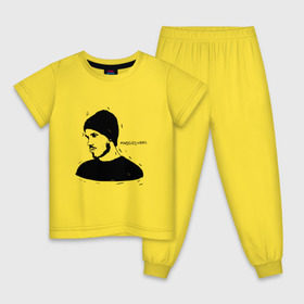 Детская пижама хлопок с принтом Mnogoznaal_9 в Петрозаводске, 100% хлопок |  брюки и футболка прямого кроя, без карманов, на брюках мягкая резинка на поясе и по низу штанин
 | mnogoznaal | максим лазин | многознаал