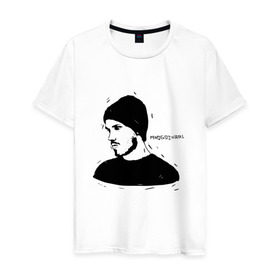 Мужская футболка хлопок с принтом Mnogoznaal_9 в Петрозаводске, 100% хлопок | прямой крой, круглый вырез горловины, длина до линии бедер, слегка спущенное плечо. | mnogoznaal | максим лазин | многознаал