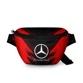 Поясная сумка 3D с принтом MERCEDES-BENZ SPORT COLLECTION в Петрозаводске, 100% полиэстер | плотная ткань, ремень с регулируемой длиной, внутри несколько карманов для мелочей, основное отделение и карман с обратной стороны сумки застегиваются на молнию | auto | automobile | car | machine | mercedes benz | motor | motor car | sport car | автомашина | бренд | легковой автомобиль | марка | мерседес | спортивный автомобиль | тачка