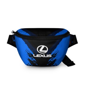 Поясная сумка 3D с принтом LEXUS SPORT COLLECTION в Петрозаводске, 100% полиэстер | плотная ткань, ремень с регулируемой длиной, внутри несколько карманов для мелочей, основное отделение и карман с обратной стороны сумки застегиваются на молнию | auto | automobile | car | lexus | machine | motor | motor car | sport car | автомашина | бренд | легковой автомобиль | марка | спортивный автомобиль | тачка