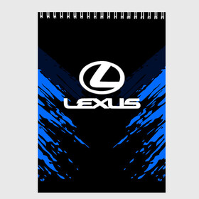 Скетчбук с принтом LEXUS SPORT COLLECTION в Петрозаводске, 100% бумага
 | 48 листов, плотность листов — 100 г/м2, плотность картонной обложки — 250 г/м2. Листы скреплены сверху удобной пружинной спиралью | auto | automobile | car | lexus | machine | motor | motor car | sport car | автомашина | бренд | легковой автомобиль | марка | спортивный автомобиль | тачка