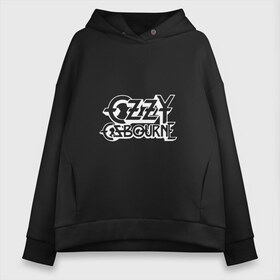 Женское худи Oversize хлопок с принтом Ozzy Ozbourne в Петрозаводске, френч-терри — 70% хлопок, 30% полиэстер. Мягкий теплый начес внутри —100% хлопок | боковые карманы, эластичные манжеты и нижняя кромка, капюшон на магнитной кнопке | black sabbath | билл уорд | блек | гизер батлер | ози озборн | осборн оззи | сабатаж | тони айомми