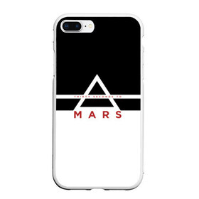 Чехол для iPhone 7Plus/8 Plus матовый с принтом Thirty Seconds to Mars в Петрозаводске, Силикон | Область печати: задняя сторона чехла, без боковых панелей | 30 seconds to mars | 30 секунд до марса | 30stm | thirty seconds to mars | альтернативный | гранж | группа | джаред | знак | лето | надпись | нео | пост | прогрессивный | рок | хард | шеннон