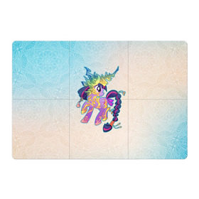 Магнитный плакат 3Х2 с принтом My Little Pony в Петрозаводске, Полимерный материал с магнитным слоем | 6 деталей размером 9*9 см | комедия | маленький | мой | музыка | мультфильм | мюзикл | пони | приключения | сказка | фэнтези
