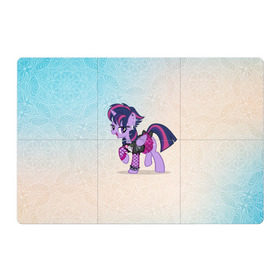 Магнитный плакат 3Х2 с принтом My Little Pony в Петрозаводске, Полимерный материал с магнитным слоем | 6 деталей размером 9*9 см | Тематика изображения на принте: мой маленький пони | мультфильм