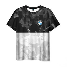 Мужская футболка 3D с принтом BMW BLACK COLLECTION в Петрозаводске, 100% полиэфир | прямой крой, круглый вырез горловины, длина до линии бедер | Тематика изображения на принте: auto | bmw | motorsport | авто | автомобиль | автомобильные | бмв | бренд | марка | машины | моторспорт | спорт