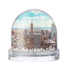 Снежный шар с принтом Столица мира (Нью-Йорк) в Петрозаводске, Пластик | Изображение внутри шара печатается на глянцевой фотобумаге с двух сторон | america | new york | usa | америка | каменные джунгли | нью йорк | сша
