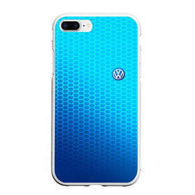 Чехол для iPhone 7Plus/8 Plus матовый с принтом VOLKSWAGEN carbon uniform 2018 в Петрозаводске, Силикон | Область печати: задняя сторона чехла, без боковых панелей | auto | automobile | car | machine | motor | motor car | sport car | volkswagen | автомашина | бренд | легковой автомобиль | марка | спортивный автомобиль | тачка