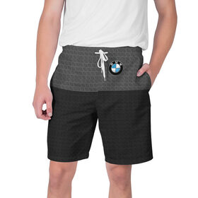 Мужские шорты 3D с принтом BMW SPORT в Петрозаводске,  полиэстер 100% | прямой крой, два кармана без застежек по бокам. Мягкая трикотажная резинка на поясе, внутри которой широкие завязки. Длина чуть выше колен | Тематика изображения на принте: 