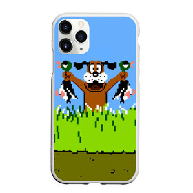 Чехол для iPhone 11 Pro матовый с принтом Duck Hunt в Петрозаводске, Силикон |  | 8 bit | 8 бит | dendy | dog | duck | hunt | nes | nintendo | oldschool | pixel art | денди | игра | нинтендо | охота | собака