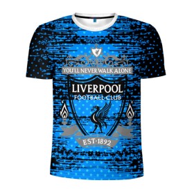 Мужская футболка 3D спортивная с принтом Liverpool sport uniform в Петрозаводске, 100% полиэстер с улучшенными характеристиками | приталенный силуэт, круглая горловина, широкие плечи, сужается к линии бедра | football | soccer | ливерпуль