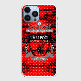 Чехол для iPhone 13 Pro Max с принтом Liverpool sport uniform в Петрозаводске,  |  | Тематика изображения на принте: football | soccer | ливерпуль