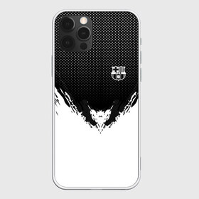 Чехол для iPhone 12 Pro Max с принтом Barcelona black 2018 в Петрозаводске, Силикон |  | football | soccer | барселона