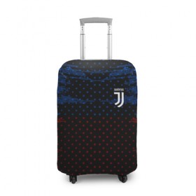 Чехол для чемодана 3D с принтом Juventus abstract collection в Петрозаводске, 86% полиэфир, 14% спандекс | двустороннее нанесение принта, прорези для ручек и колес | football | soccer | ювентус