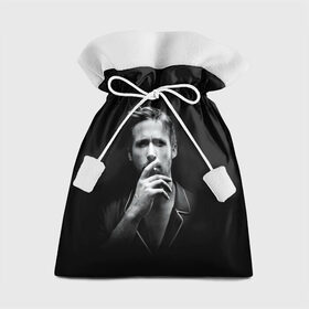 Подарочный 3D мешок с принтом Ryan Gosling в Петрозаводске, 100% полиэстер | Размер: 29*39 см | ryan gosling | актер | райан гослинг