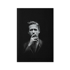 Обложка для паспорта матовая кожа с принтом Ryan Gosling в Петрозаводске, натуральная матовая кожа | размер 19,3 х 13,7 см; прозрачные пластиковые крепления | Тематика изображения на принте: ryan gosling | актер | райан гослинг
