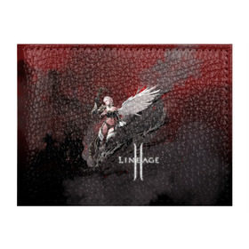 Обложка для студенческого билета с принтом Angel в Петрозаводске, натуральная кожа | Размер: 11*8 см; Печать на всей внешней стороне | goddess of destruction | line age | line age ii | lineage ii | линейка