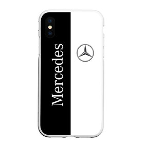 Чехол для iPhone XS Max матовый с принтом Mercedes в Петрозаводске, Силикон | Область печати: задняя сторона чехла, без боковых панелей | benz | mercedes | авто | автомобиль | бенз | мерседес