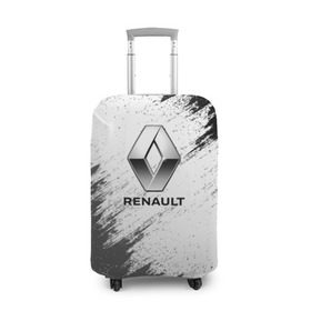 Чехол для чемодана 3D с принтом Renault в Петрозаводске, 86% полиэфир, 14% спандекс | двустороннее нанесение принта, прорези для ручек и колес | Тематика изображения на принте: auto | car | race | renault | авто | гонки | краска | краски | марка | машина | рено