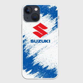 Чехол для iPhone 13 mini с принтом Suzuki в Петрозаводске,  |  | auto | car | race | suzuki | авто | гонки | краска | краски | марка | машина | сузуки