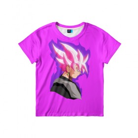 Детская футболка 3D с принтом Son Goku в Петрозаводске, 100% гипоаллергенный полиэфир | прямой крой, круглый вырез горловины, длина до линии бедер, чуть спущенное плечо, ткань немного тянется | Тематика изображения на принте: 