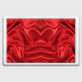 Магнит 45*70 с принтом Красный Шелк в Петрозаводске, Пластик | Размер: 78*52 мм; Размер печати: 70*45 | шелк