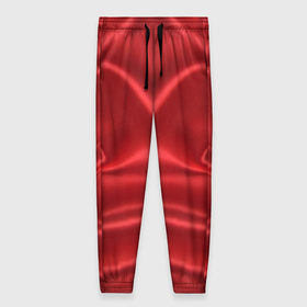 Женские брюки 3D с принтом Красный Шелк в Петрозаводске, полиэстер 100% | прямой крой, два кармана без застежек по бокам, с мягкой трикотажной резинкой на поясе и по низу штанин. В поясе для дополнительного комфорта — широкие завязки | Тематика изображения на принте: шелк