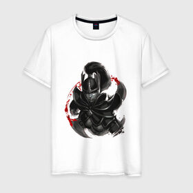 Мужская футболка хлопок с принтом Phantom Assassin dota 2 в Петрозаводске, 100% хлопок | прямой крой, круглый вырез горловины, длина до линии бедер, слегка спущенное плечо. | 