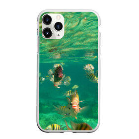 Чехол для iPhone 11 Pro матовый с принтом abyssal fishes в Петрозаводске, Силикон |  | fish | fishes | pisces | море | морские обитатели | морской | океан | рыбы