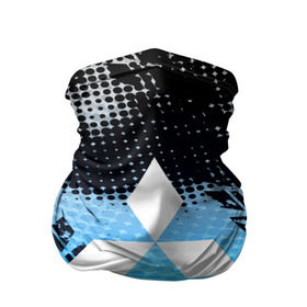 Бандана-труба 3D с принтом Mitsubishi sport auto motors в Петрозаводске, 100% полиэстер, ткань с особыми свойствами — Activecool | плотность 150‒180 г/м2; хорошо тянется, но сохраняет форму | Тематика изображения на принте:  машина | марка | митсубиси