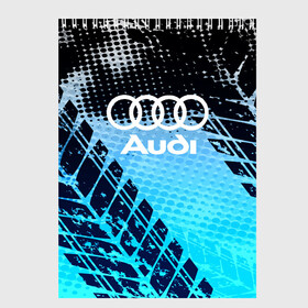 Скетчбук с принтом Audi sport auto motors в Петрозаводске, 100% бумага
 | 48 листов, плотность листов — 100 г/м2, плотность картонной обложки — 250 г/м2. Листы скреплены сверху удобной пружинной спиралью | audi | auto | automobile | car | carbon | machine | motor | motor car | sport car | автомашина | ауди | бренд | легковой автомобиль | марка | спортивный автомобиль | тачка