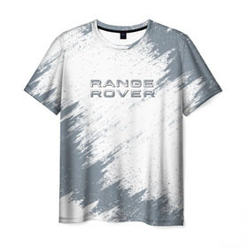 Мужская футболка 3D с принтом RANGE ROVER в Петрозаводске, 100% полиэфир | прямой крой, круглый вырез горловины, длина до линии бедер | auto | car | race | range | rover | авто | гонки | краска | краски | марка | машина | рендж | ровер