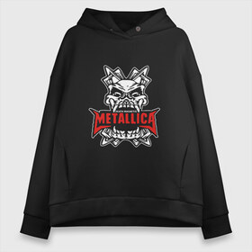 Женское худи Oversize хлопок с принтом Metallica death magnetic в Петрозаводске, френч-терри — 70% хлопок, 30% полиэстер. Мягкий теплый начес внутри —100% хлопок | боковые карманы, эластичные манжеты и нижняя кромка, капюшон на магнитной кнопке | Тематика изображения на принте: m | metallica | группа | джеймс хэтфилд | кирк хэмметт | ларс ульрих | метал | металика | металлика | миталика | музыка | роберт трухильо | рок | трэш | трэшметал | хард | хардрок | хеви | хевиметал