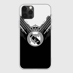 Чехол для iPhone 12 Pro Max с принтом Real Madrid abstract original в Петрозаводске, Силикон |  | football | soccer | реал мадрид