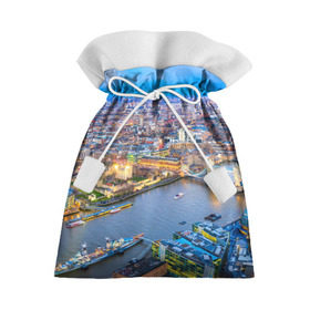 Подарочный 3D мешок с принтом Лондон в Петрозаводске, 100% полиэстер | Размер: 29*39 см | Тематика изображения на принте: england | london | англия | великобритания | город | европа | королевство | лондон | мегаполис | путешествие | столица | туризм